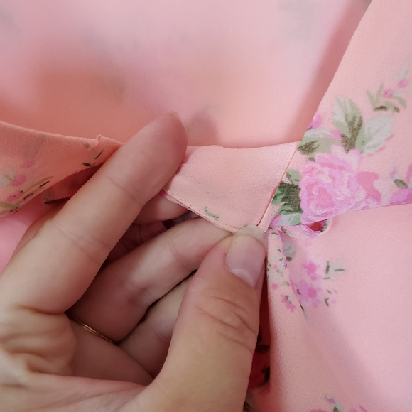 Love Shack Fancy x Target Peach Floral Midi Dress Size 22 W - Picture 7 of 7